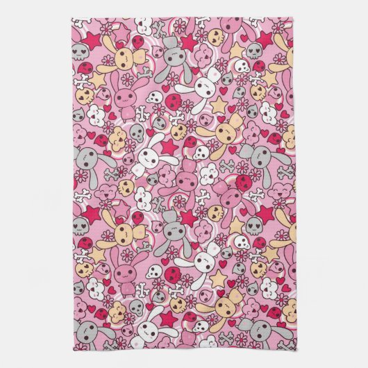 Linge De Cuisine Motif de Kawaii (Vertical)