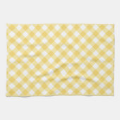 Linge De Cuisine Motif de la En vichy à plaid jaune (Horizontal)