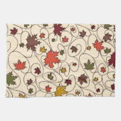 Linge De Cuisine Motif de la feuille d'érable à boudin (Horizontal)