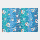 Linge De Cuisine Motif de la mer des Rochers (Horizontal)