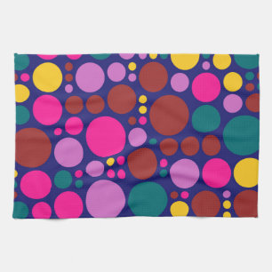Linge De Cuisine Motif de la mosaïque Retro Polka Dot #2