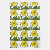Linge De Cuisine Motif de la nature des fleurs jaunes (Vertical)