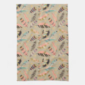Linge De Cuisine Motif de la plume de la tribu Boho (Vertical)