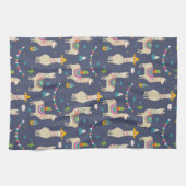 Linge De Cuisine Motif de lama de célébration (Horizontal)