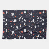 Linge De Cuisine Motif de l'astronaute Doodle (Horizontal)