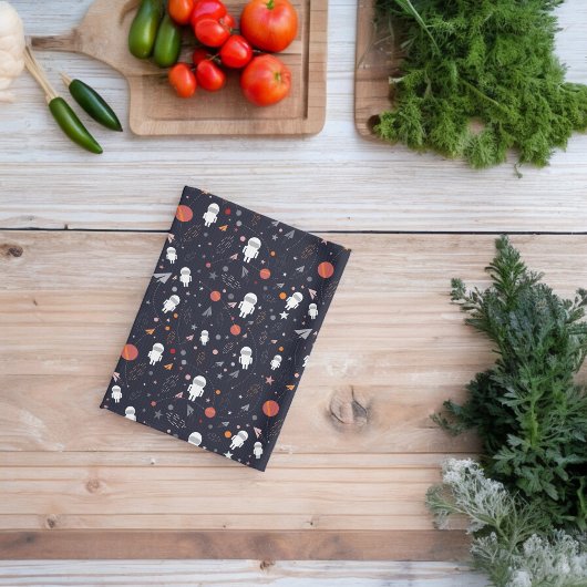 Linge De Cuisine Motif de l'astronaute Doodle