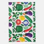 Linge De Cuisine Motif de légume (Vertical)