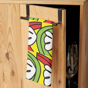 Linge De Cuisine Motif de légume vert rouge