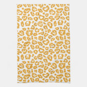 Linge De Cuisine Motif de léopard jaune mellow (Vertical)