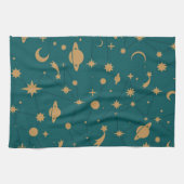 Linge De Cuisine Motif de l'espace (Horizontal)