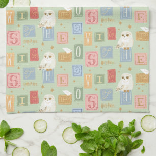 Linge De Cuisine Motif de lettre bloc Hedwig Post