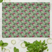Linge De Cuisine Motif de libellule rouge (Plié)