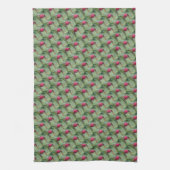 Linge De Cuisine Motif de libellule rouge (Vertical)