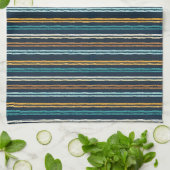 Linge De Cuisine Motif de lignes verticales abstraites (Plié)