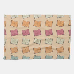 Linge De Cuisine Motif de livre