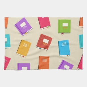 Linge De Cuisine Motif de livre