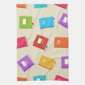Linge De Cuisine Motif de livre (Vertical)
