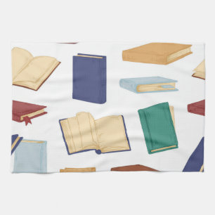 Linge De Cuisine Motif de livre