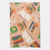 Linge De Cuisine Motif de livre (Vertical)