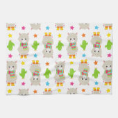 Linge De Cuisine Motif De Llamas, Cute Llamas, Alpacas, Cactus (Horizontal)