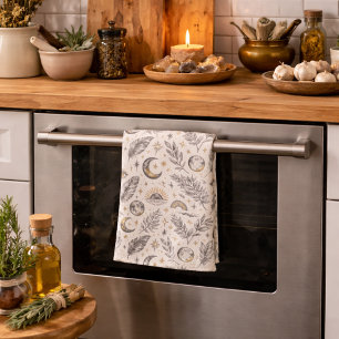 Linge De Cuisine Motif de lune d'étoiles célestes mystiques
