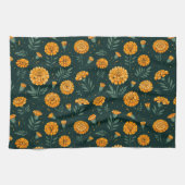 Linge De Cuisine Motif de Marigolds (Horizontal)