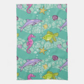 Linge De Cuisine Motif de mer d'été (Vertical)