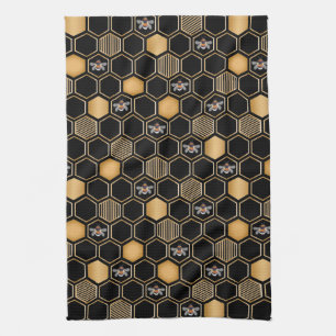 Linge De Cuisine Motif de nid d'abeille