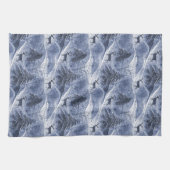 Linge De Cuisine Motif de Noël bleu#13 ID1009 (Horizontal)