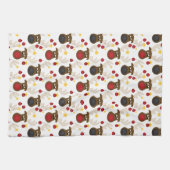 Linge De Cuisine Motif de Noël de mignonne Reindeer (Horizontal)