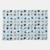 Linge De Cuisine Motif de Noël du chat (Horizontal)