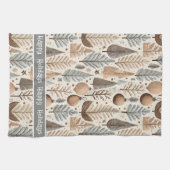 Linge De Cuisine Motif de Noël Earth Tones #25 ID1009 (Horizontal)