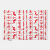 Linge De Cuisine Motif de Noël Festif (Horizontal)