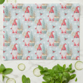 Linge De Cuisine Motif de Noël Gnome (Plié)