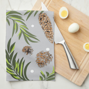 Linge De Cuisine Motif de Noël, Pine Snow 10