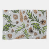 Linge De Cuisine Motif de Noël, Pine Snow 10 (Horizontal)