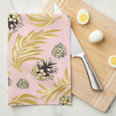 Linge De Cuisine Motif de Noël, Pine Snow 4 (Quart Plié)