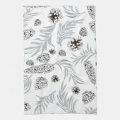 Linge De Cuisine Motif de Noël, Pine Snow 7 (Vertical)