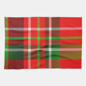 Linge De Cuisine Motif de Noël Tartan (Horizontal)