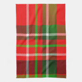 Linge De Cuisine Motif de Noël Tartan (Vertical)