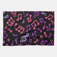 Motif de notes musicales