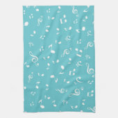 Linge De Cuisine Motif de notes musicales (Vertical)