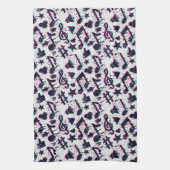Linge De Cuisine Motif de notes musicales et de coeurs déformés (Vertical)