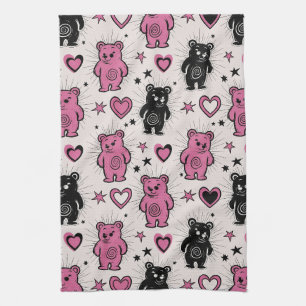 Linge De Cuisine Motif de nounours en dessin animé mignon