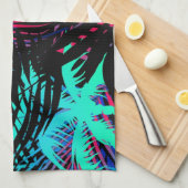Linge De Cuisine Motif de palmier (Quart Plié)