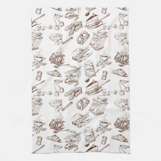 Linge De Cuisine Motif de papier (Vertical)