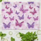 Linge De Cuisine motif de papillon (Plié)