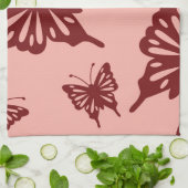 Linge De Cuisine motif de papillon (Plié)