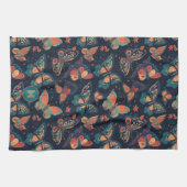 Linge De Cuisine Motif de papillon monogramme personnalisé (Horizontal)