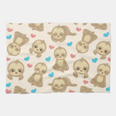 Linge De Cuisine Motif De Parfums, Mignons Parfums, Coeurs (Horizontal)